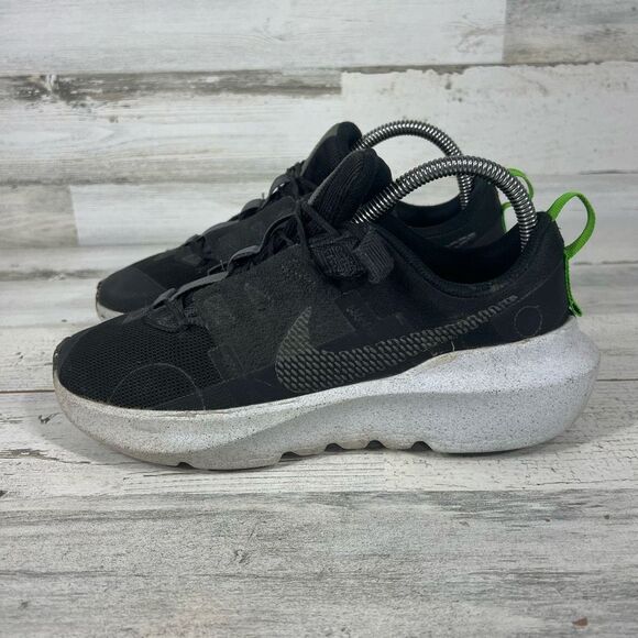 Nike Womens Crater Impact Running‎ Sneakers Athletic Shoes Black Size 6Y - Picture 2 of 8